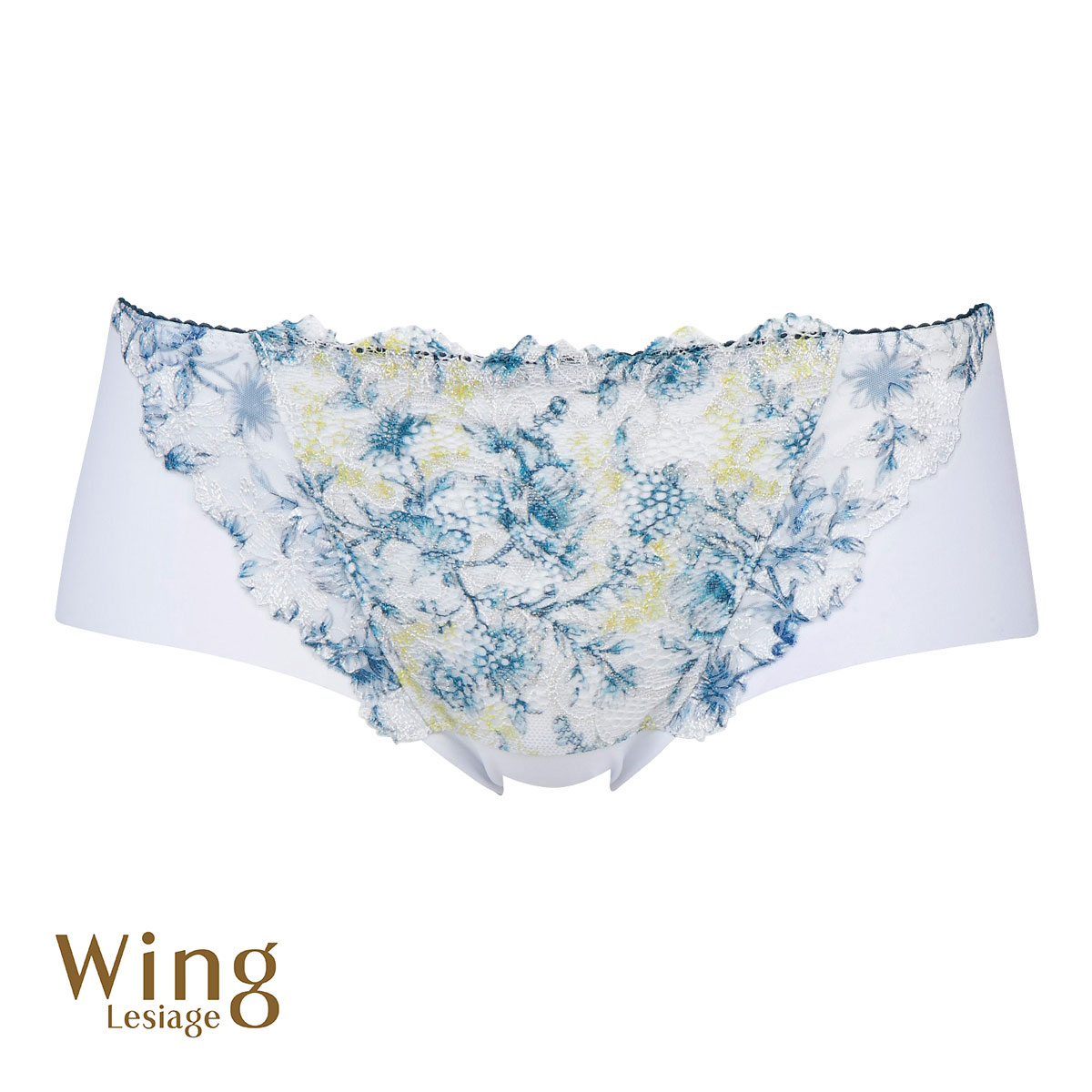 ウイング Wing レシアージュ Lesiage 23AW 2850シリーズ ショーツ ひびきにくい ラインレス ML 単品(LBU-薄ブルー-M)