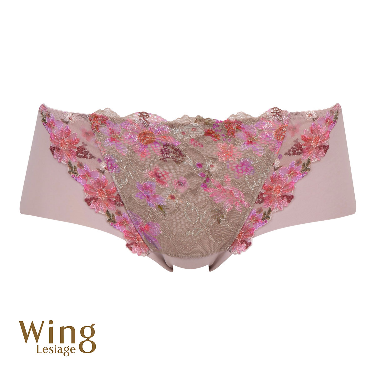 ウイング Wing レシアージュ Lesiage 23AW 2850シリーズ ショーツ ひびきにくい ラインレス ML 単品(LBR-薄ブラウン-M)