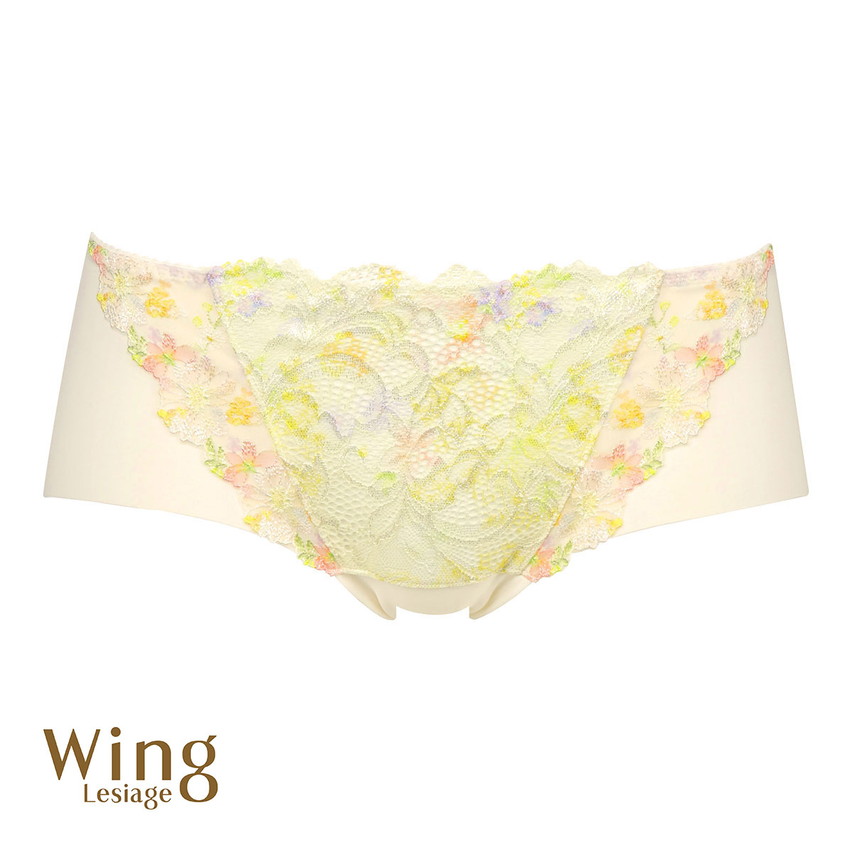ウイング Wing レシアージュ Lesiage 23AW 2850シリーズ ショーツ ひびきにくい ラインレス ML 単品(CR-クリーム-M)