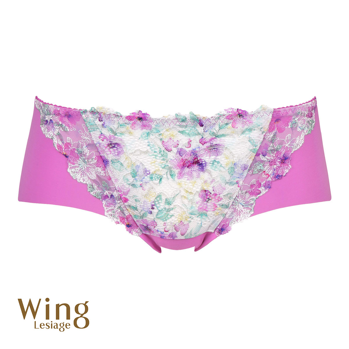 ウイング Wing レシアージュ Lesiage 23AW 2850シリーズ ショーツ ひびきにくい ラインレス ML 単品(RP-ロマンピンク-M)