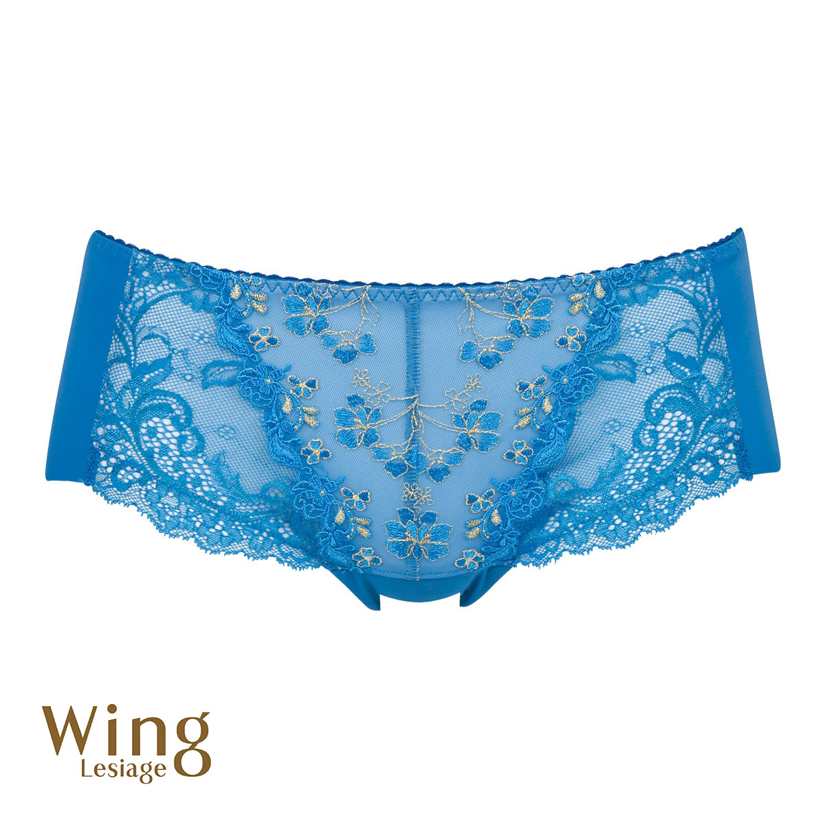 ウイング Wing レシアージュ Lesiage 24SS 2920シリーズ ショーツ ML ラインレス ヘム ひびきにくい 単品(BU-ブルー-M)