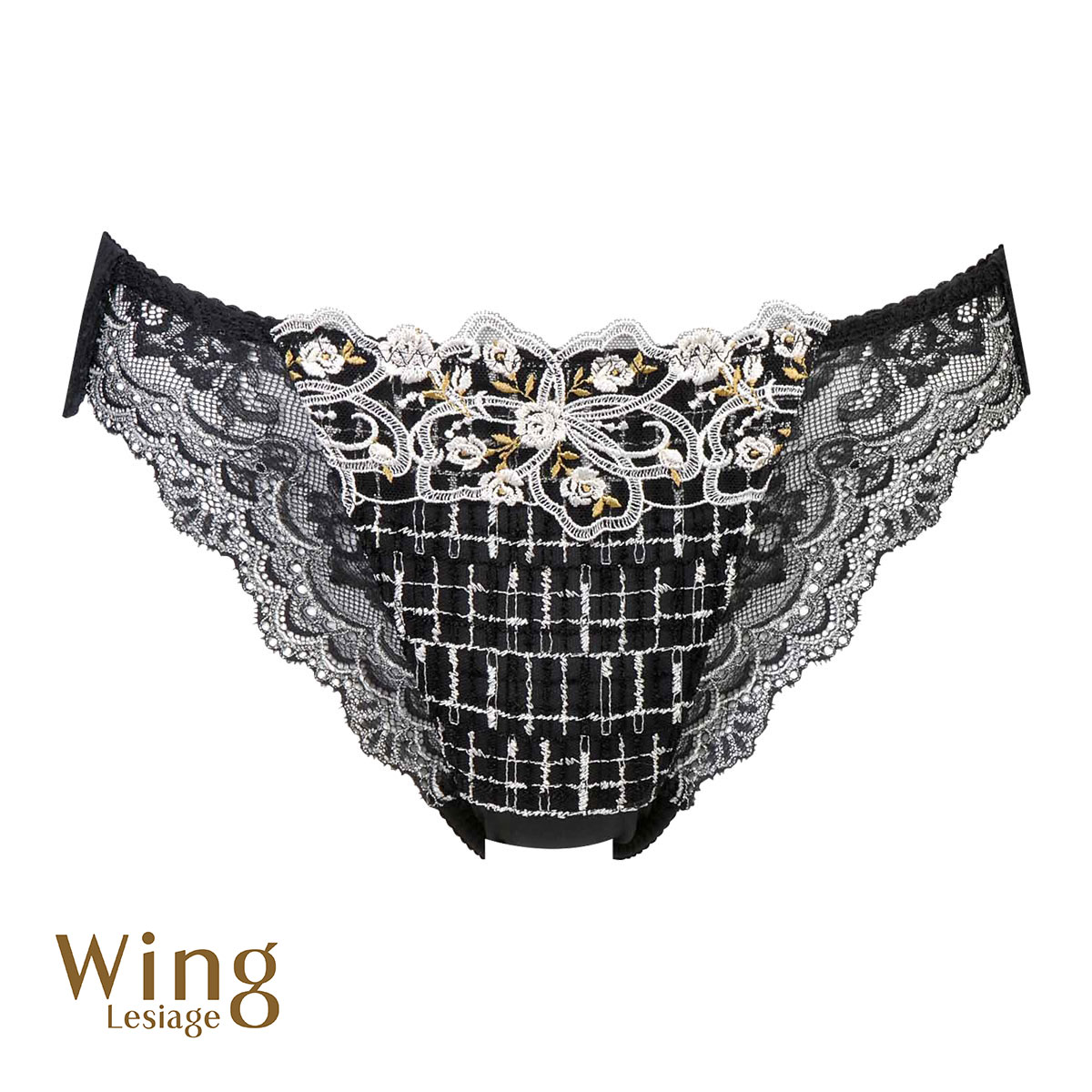 ウイング Wing レシアージュ Lesiage 24AW 2960シリーズ ショーツ ML ハイレッグ PF2960 単品(BK-ブラック-M)