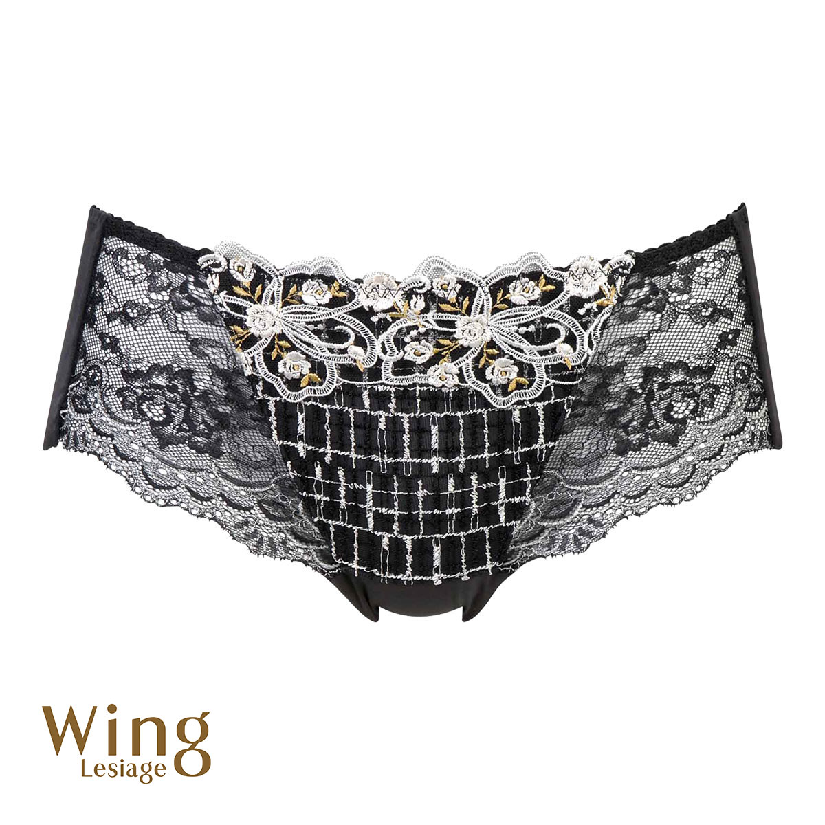 ウイング Wing レシアージュ Lesiage 24AW 2960シリーズ ショーツ ML ヘム ラインレス PF2961 単品(BK-ブラック-M)