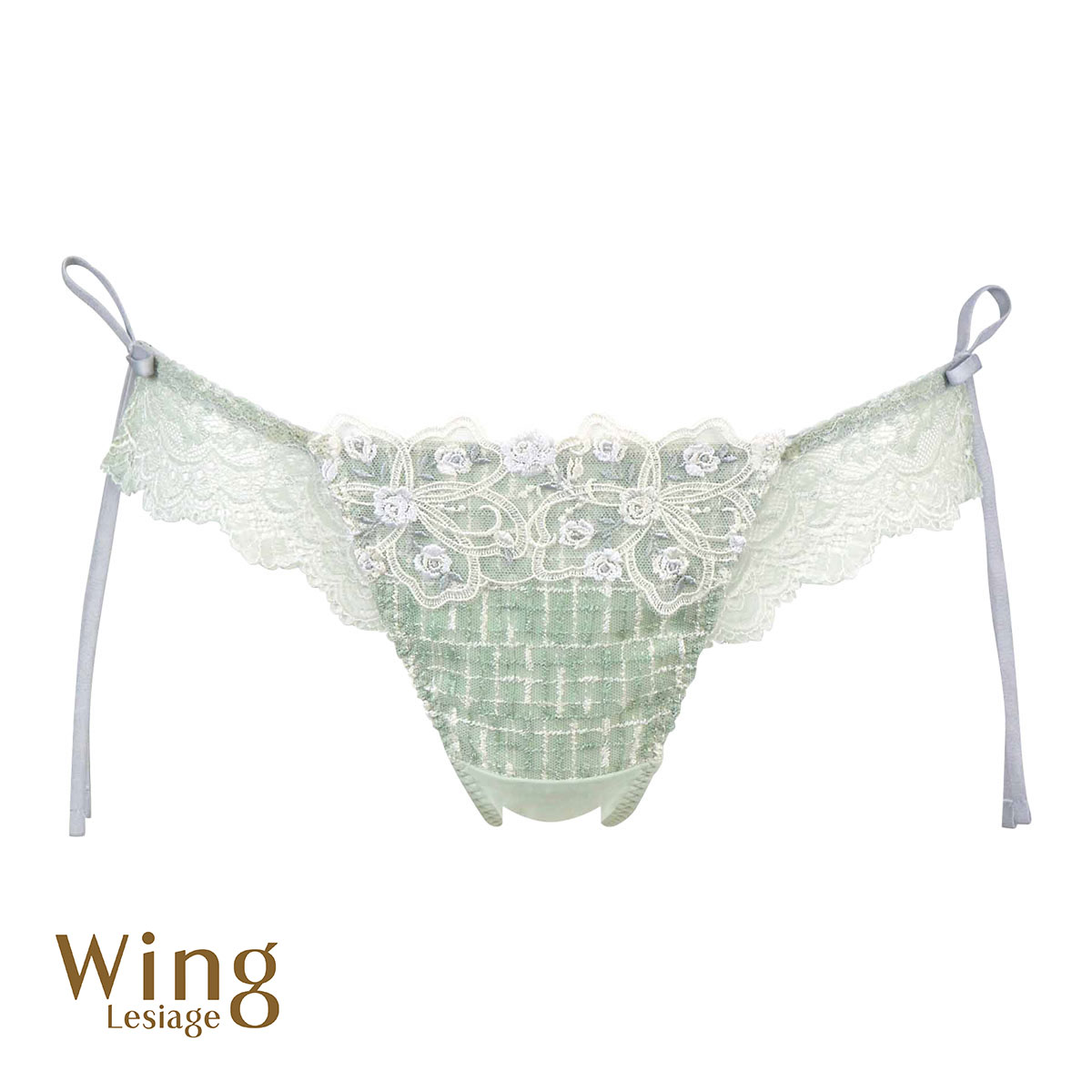 ウイング Wing レシアージュ Lesiage 24AW 2960シリーズ ショーツ M Tバック ソング サイドリボン PF2962 単品(ME-メロン-M)