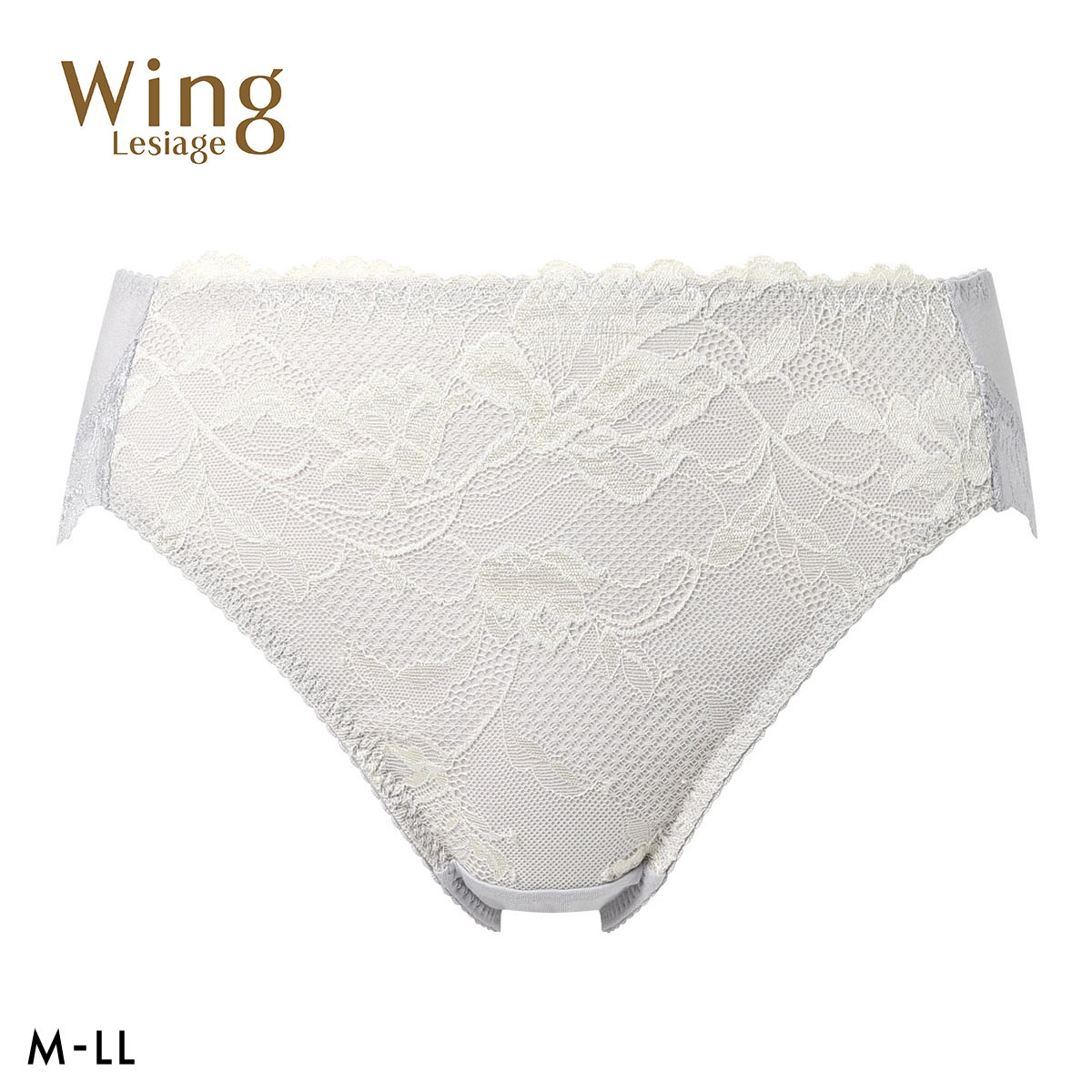 ウイング Wing レシアージュ Lesiage 3010シリーズ PF3010 ショーツ 綿混 ChouChou de Lesi M L LL 単品(LGY-薄グレー-M)