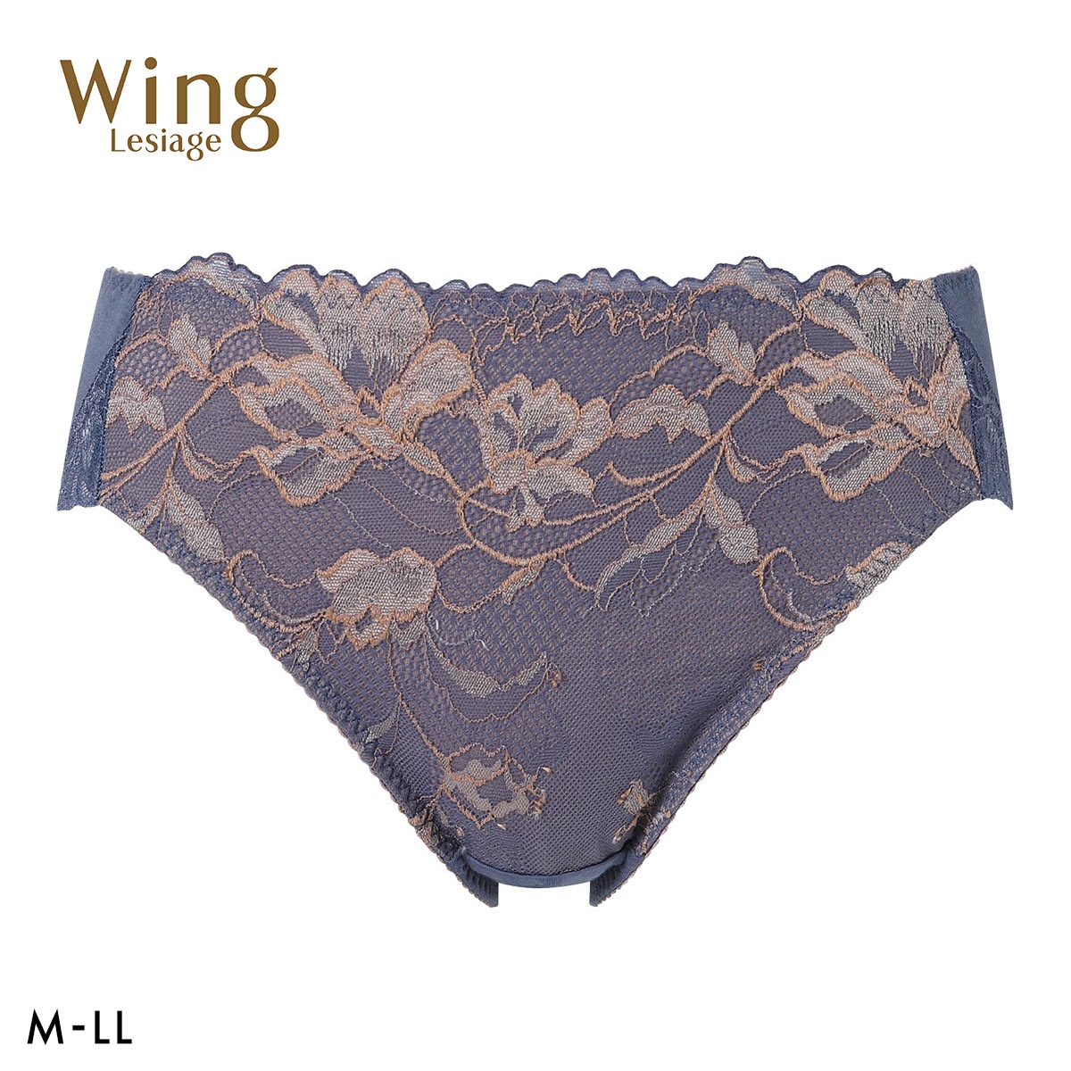 ウイング Wing レシアージュ Lesiage 3010シリーズ PF3010 ショーツ 綿混 ChouChou de Lesi M L LL 単品(DBU-濃ブルー-M)