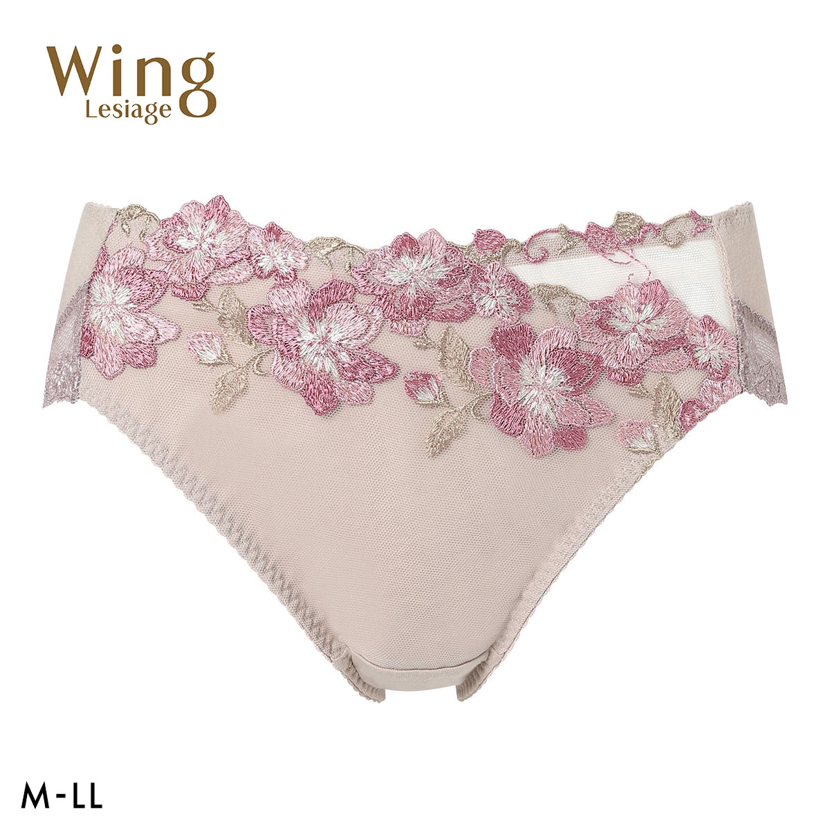 ウイング Wing レシアージュ Lesiage PB5010シリーズ ショーツ 綿混 ML2L PF5010 単品(GG-グレージュ-M)