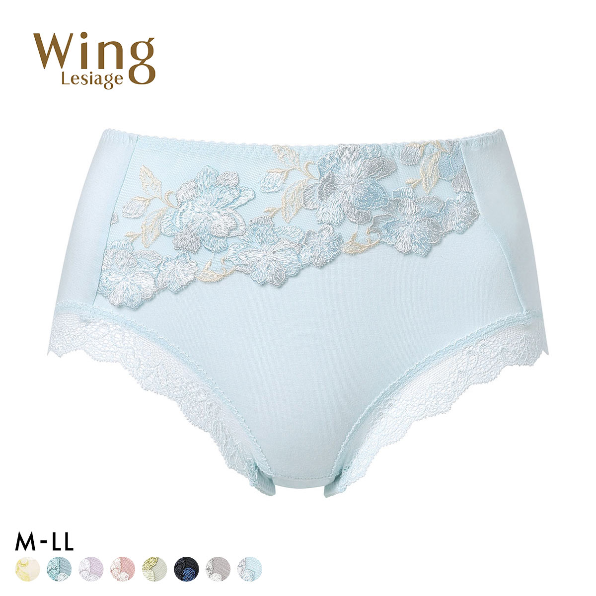 ウイング レシアージュ PB5010シリーズ ショーツ 綿混 ふかめ ML2L PF5014 Wing Lesiage 大きいサイズ(SX-サックス-M)