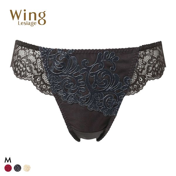 ウイング レシアージュ 8000シリーズ Tバックショーツ 総レース M PF8002 Wing Lesiage