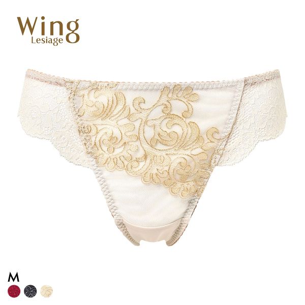 ウイング レシアージュ 8000シリーズ Tバックショーツ 総レース M PF8002 Wing Lesiage