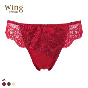ウイング レシアージュ 8000シリーズ Tバックショーツ 総レース M PF8002 Wing Lesiage