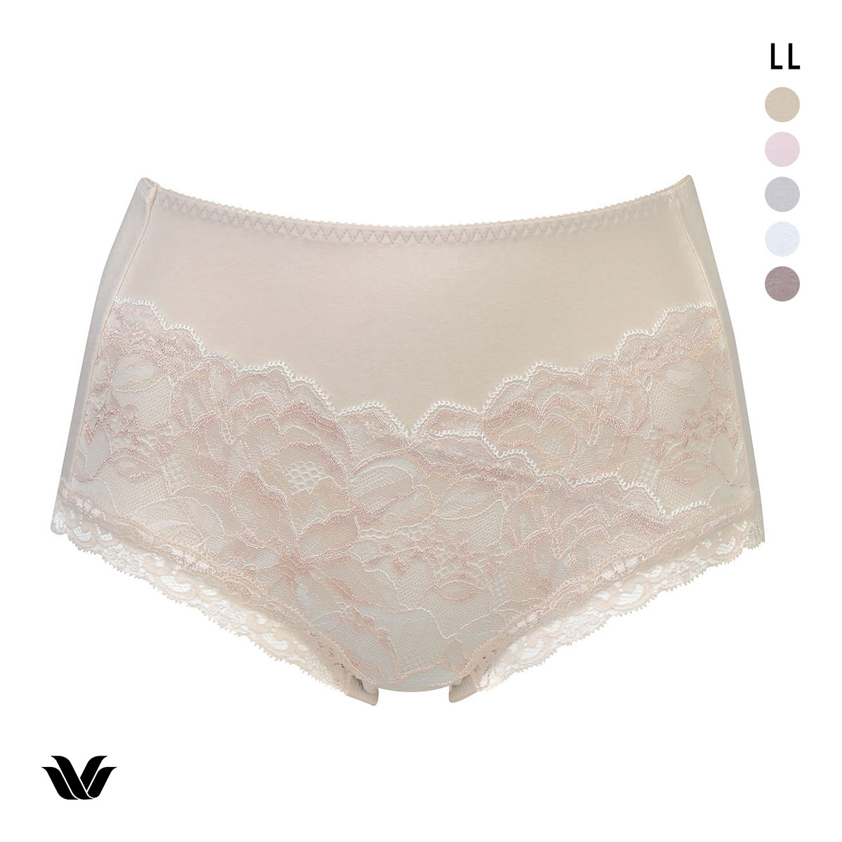 ワコール Wacoal 11G BFA111 BFA311 BFA411 スタンダード ハイカット ショーツ LL 綿混 大きいサイズ(BE-ベージュ-LL)