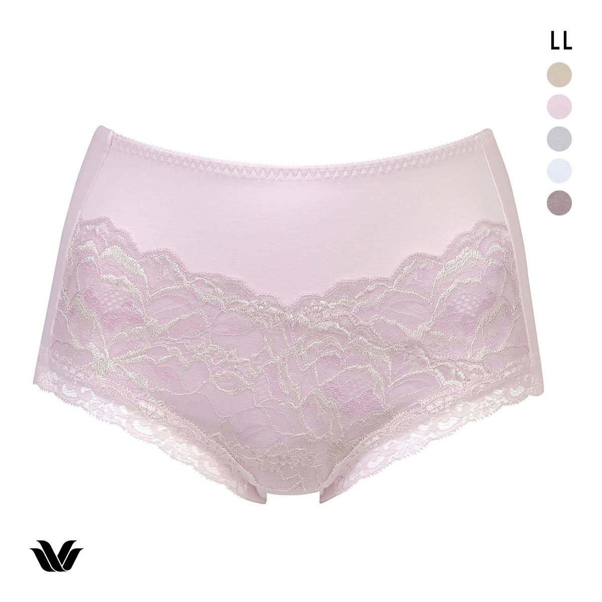 ワコール Wacoal 11G BFA111 BFA311 BFA411 スタンダード ハイカット ショーツ LL 綿混 大きいサイズ(PI-ピンク-LL)