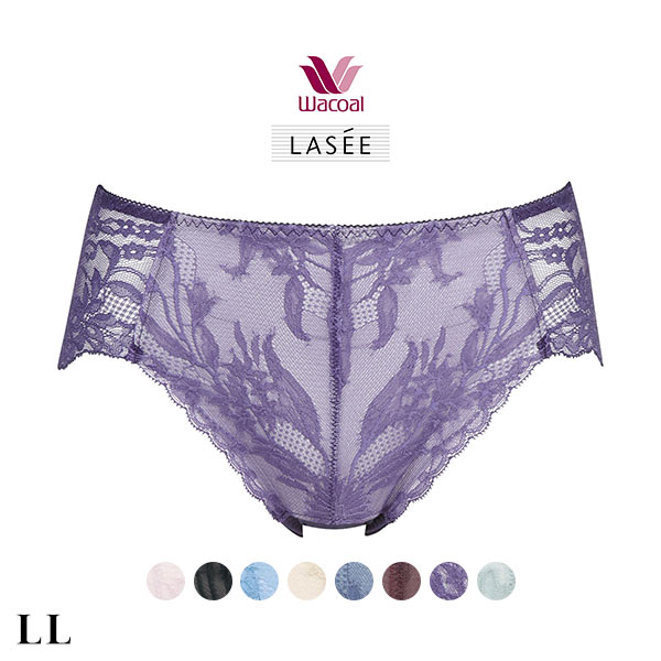 ワコール Wacoal ラゼ LASEE 16G BFA416 アドマイヤーブラ 総レースショーツ LL ハーフ・ハイレッグ 単品