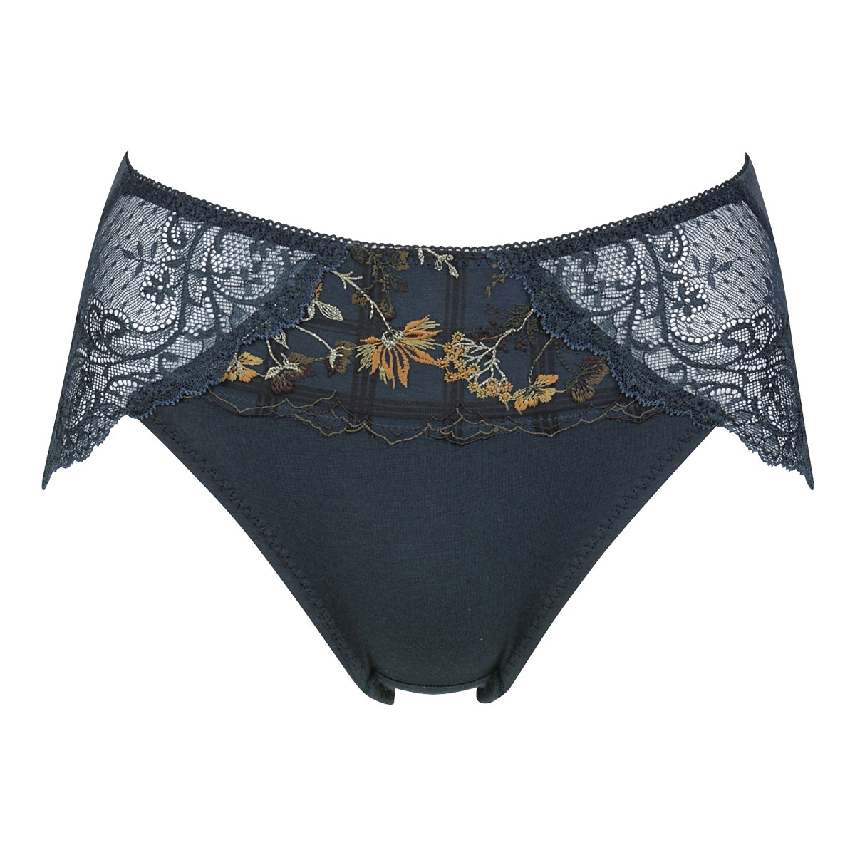 ワコール Wacoal ラゼ LASEE 25G BFA325 BFA425 着やせすっきりブラ すそピタショーツ LL スタンダード ハイレッグ 単品(NV-ネイビー-LL)