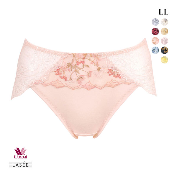 ワコール Wacoal ラゼ LASEE 25G BFA325 BFA425 着やせすっきりブラ すそピタショーツ LL スタンダード ハイレッグ 単品
