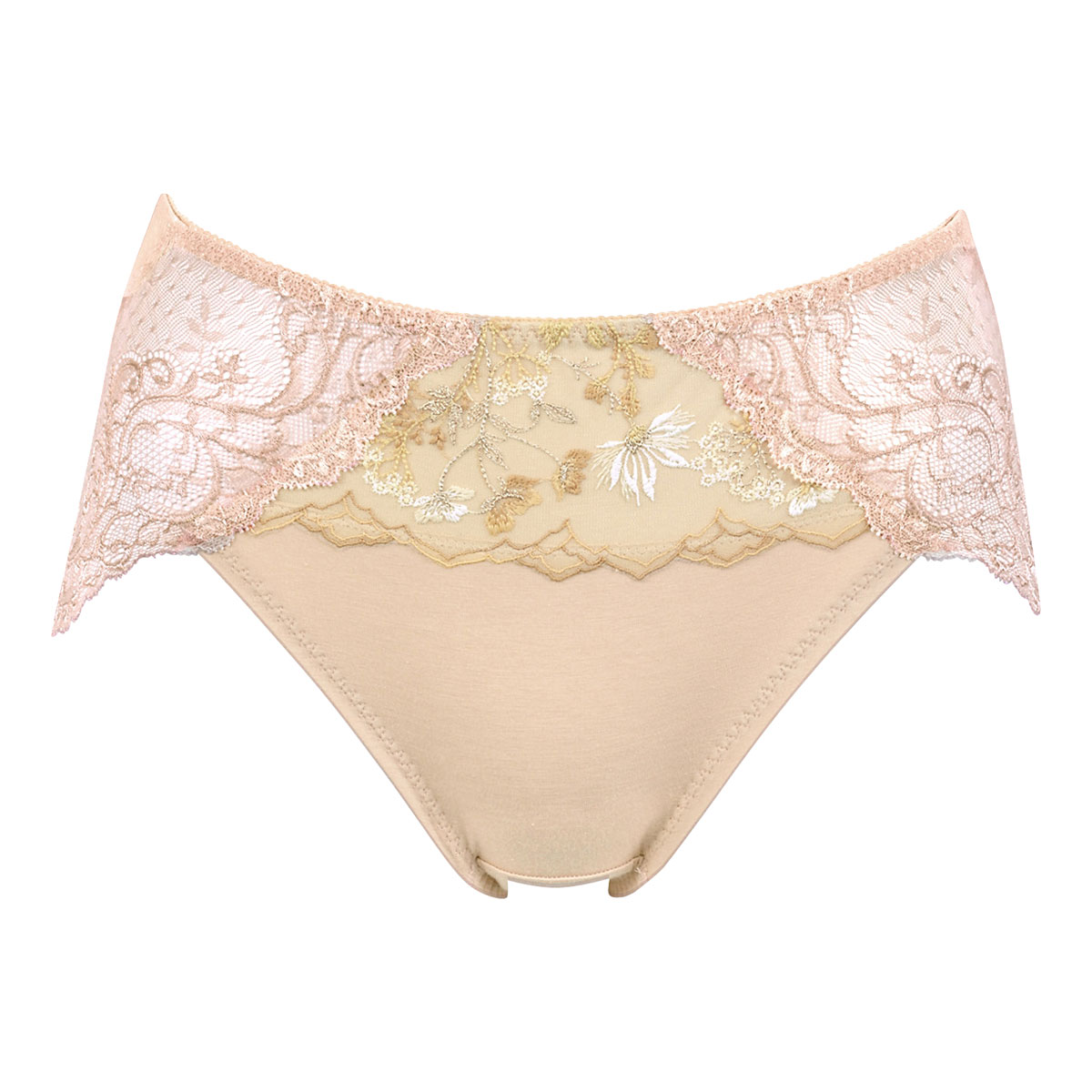 ワコール Wacoal ラゼ LASEE 25G BFA325 BFA425 着やせすっきりブラ すそピタショーツ ML スタンダード ハイレッグ 単品(BE-ベージュ-M)