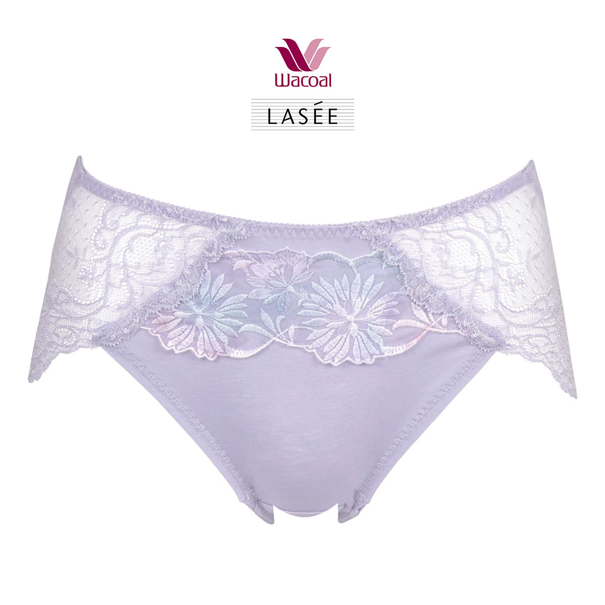 ワコール Wacoal ラゼ LASEE 35G BFA335 BFA435 着やせすっきりブラ すそピタショーツ LL ハイレッグ 単品(PU-パープル-LL)