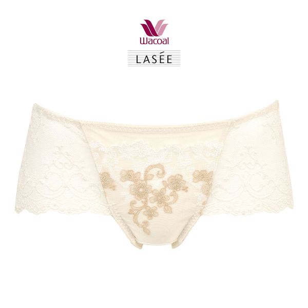 ワコール Wacoal ラゼ LASEE 28G BFA428 胸もと年齢マイナス5歳をめざすブラ ボーイレングスショーツ ML 総レース 単品