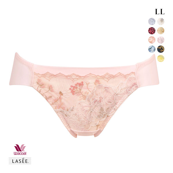 ワコール Wacoal ラゼ LASEE 25G BFA325 BFA425 着やせすっきりブラ ラインレス ショーツ LL 単品 ハイレッグ ビキニ