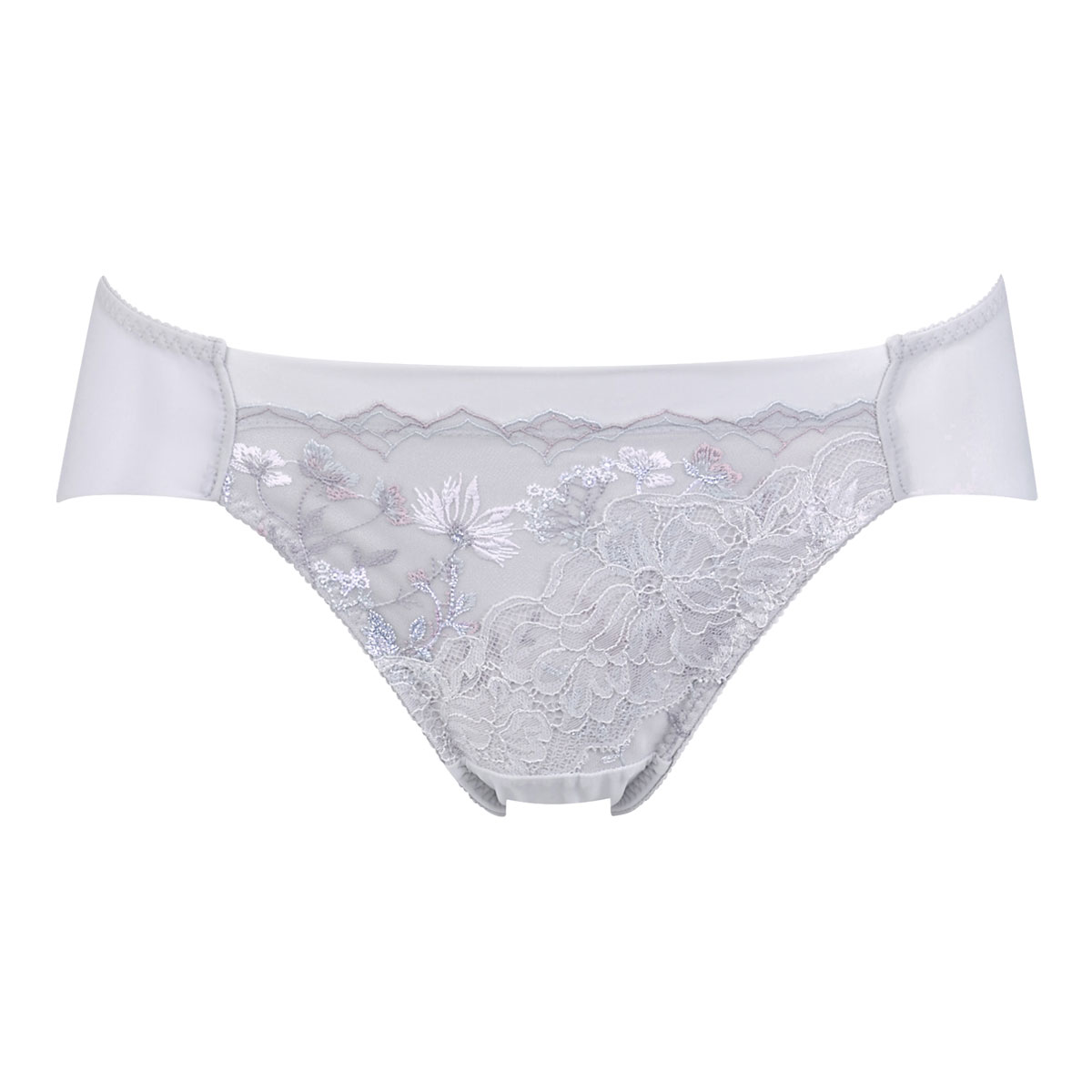 ワコール Wacoal ラゼ LASEE 25G BFA325 BFA425 着やせすっきりブラ ラインレス ショーツ ML 単品 ハイレッグ ビキニ(GY-グレー-M)