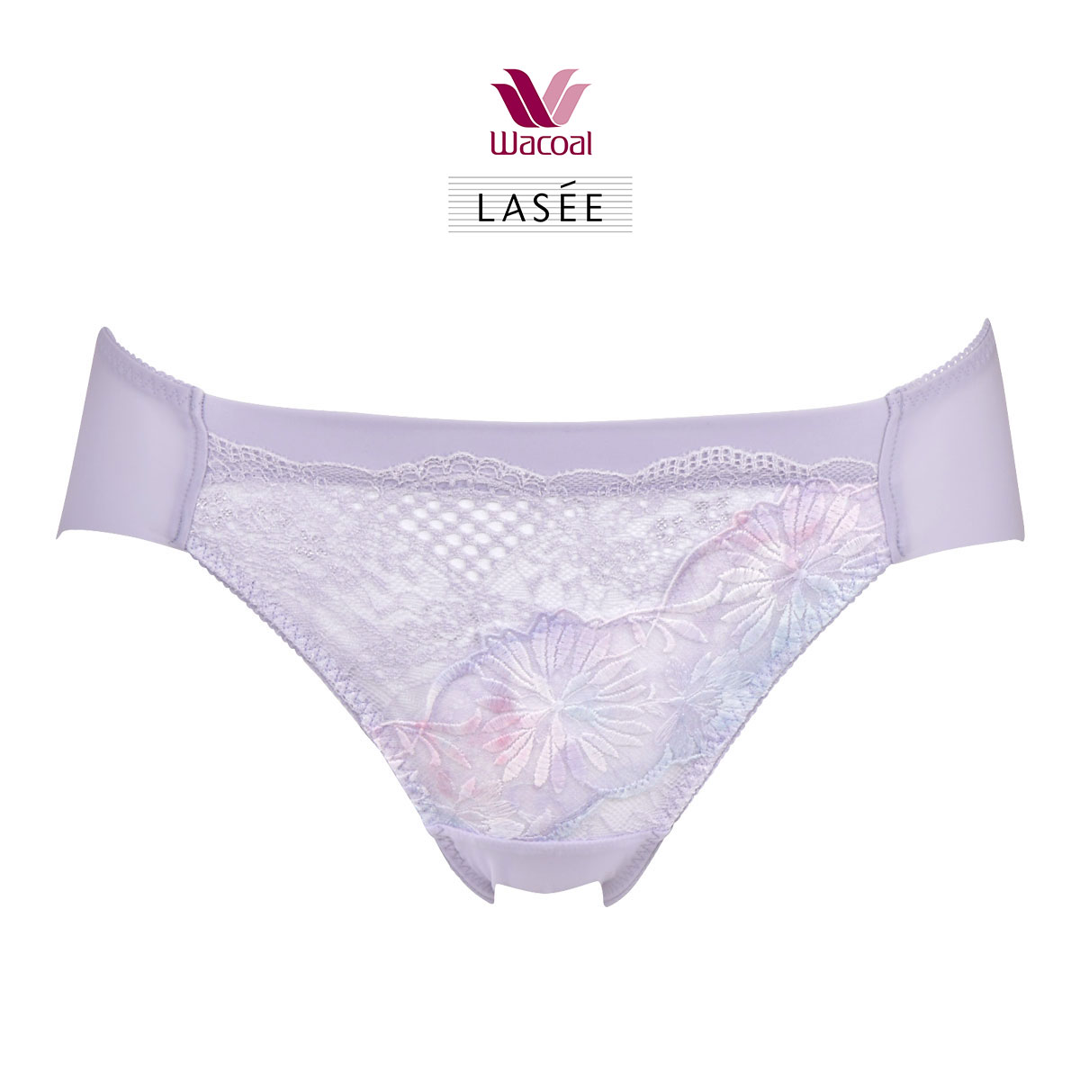 ワコール Wacoal ラゼ LASEE 35G BFA335 BFA435 着やせすっきりブラ ラインレス ショーツ ML 単品 ハイレッグ(PU-パープル-M)