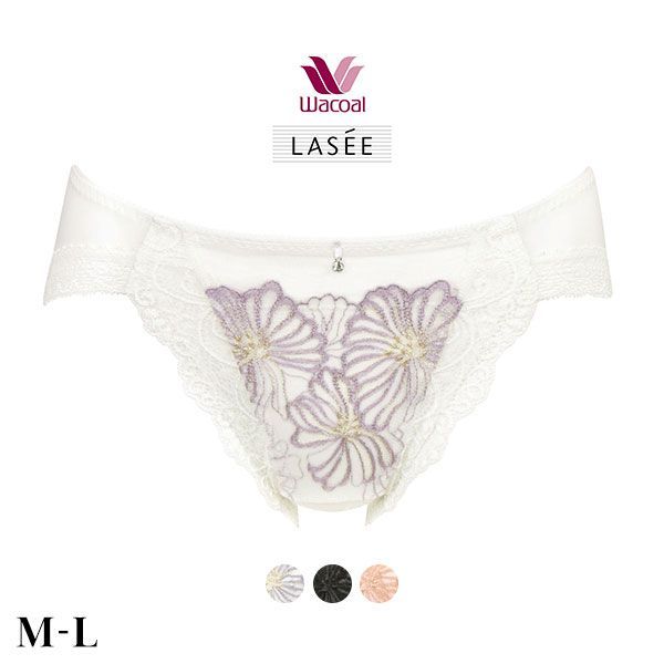 ワコール Wacoal ラゼ LASEE 38G PFA738 胸もと年齢マイナス5歳をめざすブラ ショーツ ML 単品 ハイレッグ