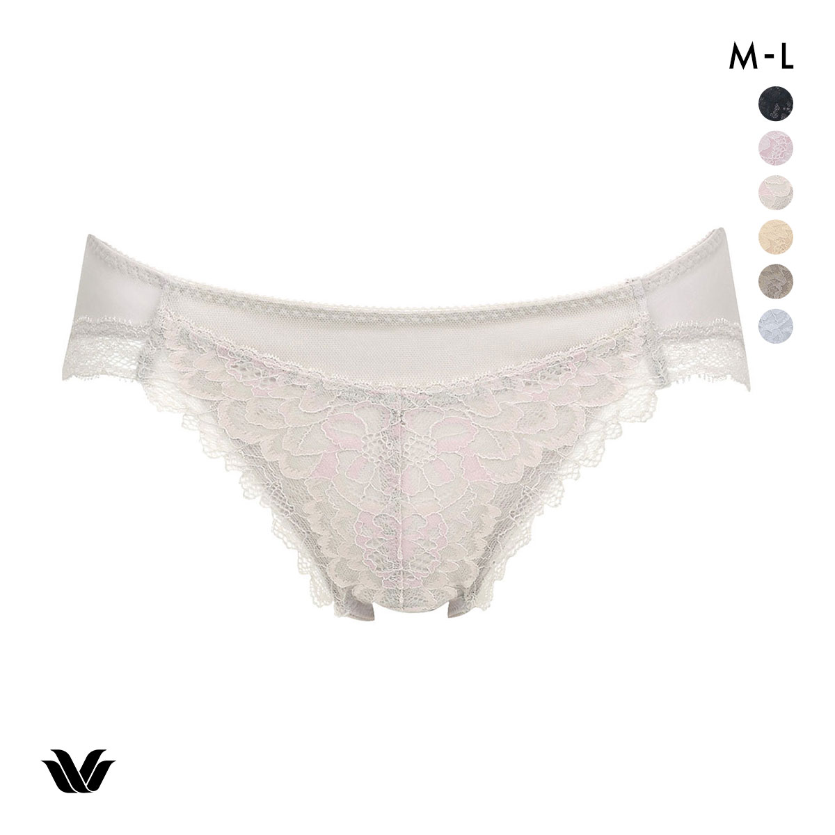 ワコール Wacoal 95G BFA395 BFA495 ビキニ ハイレッグ スタンダード ショーツ ML 単品(GY-グレー-M)