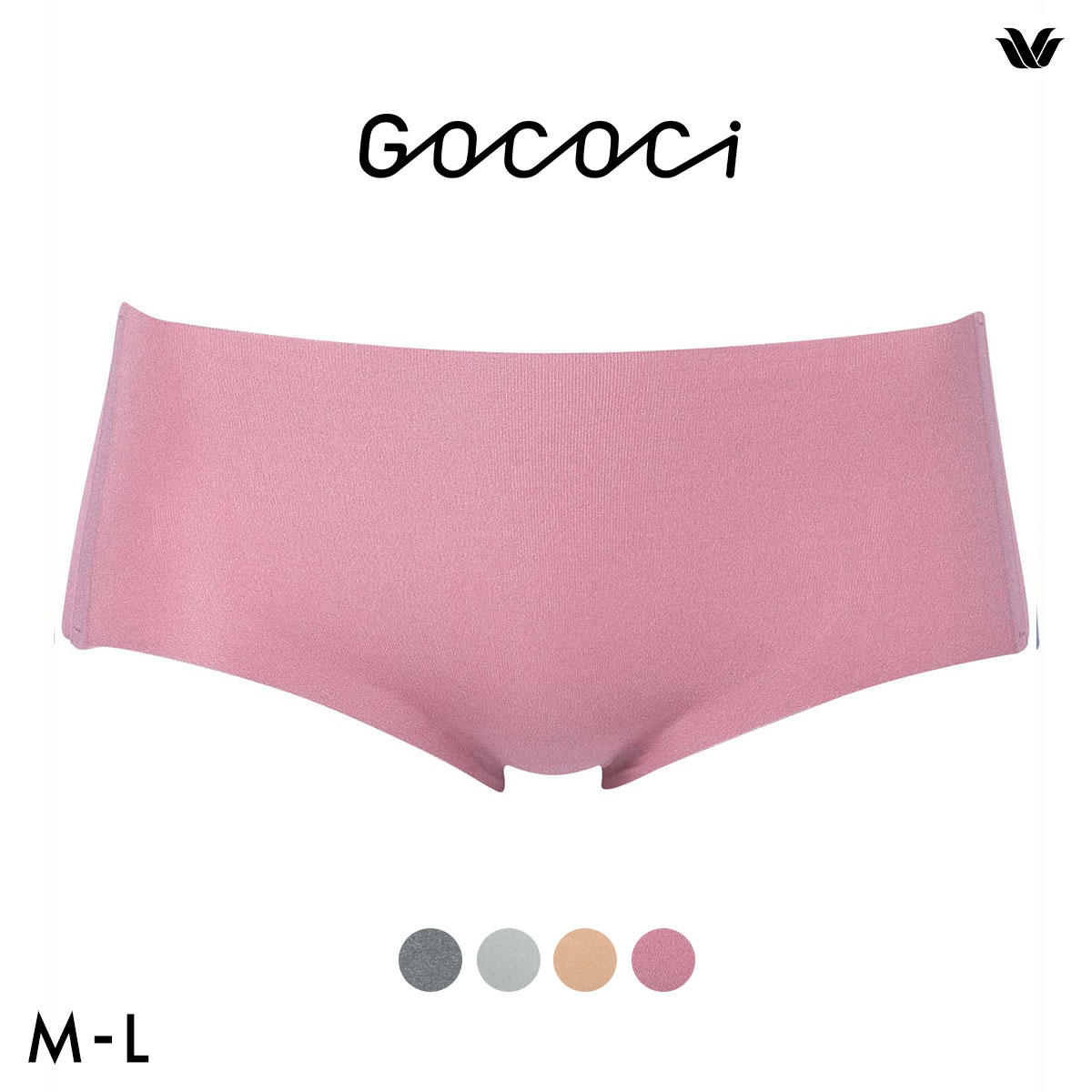 ワコール Wacoal ゴコチ GOCOCi CGG210 CGG510 PGG110 ビキニ丈･ハイカットショーツ ベンベルグ ヘム ML(MP-モーヴピンク-M)