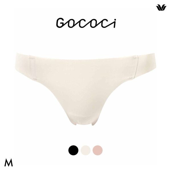 ワコール ゴコチ ナイロンベアスムース Tバックショーツ M ヘム 無縫製 Wacoal GOCOCi