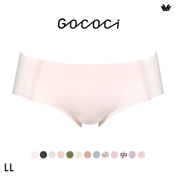 ワコール Wacoal ゴコチ GOCOCi CGG535 ショーツ ビキニ丈 ハイカット ナイロン ヘム LL 単品