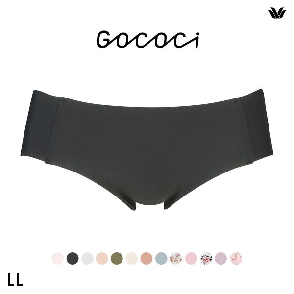 ワコール Wacoal ゴコチ GOCOCi CGG535 ショーツ ビキニ丈 ハイカット ナイロン ヘム LL 単品