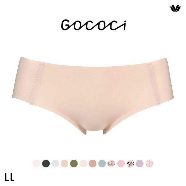 ワコール Wacoal ゴコチ GOCOCi CGG535 ショーツ ビキニ丈 ハイカット ナイロン ヘム LL 単品
