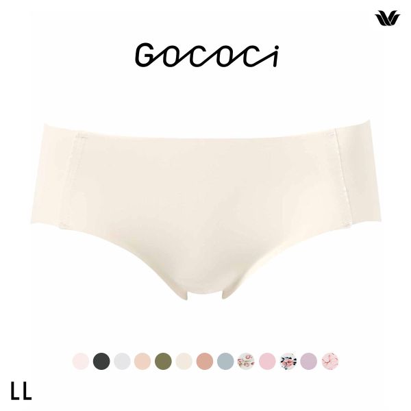 ワコール Wacoal ゴコチ GOCOCi CGG535 ショーツ ビキニ丈 ハイカット ナイロン ヘム LL 単品