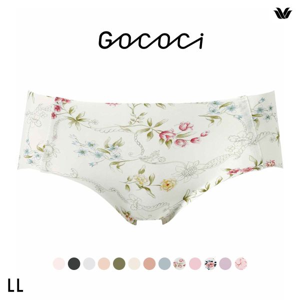 ワコール Wacoal ゴコチ GOCOCi CGG535 ショーツ ビキニ丈 ハイカット ナイロン ヘム LL 単品