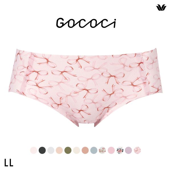ワコール Wacoal ゴコチ GOCOCi CGG535 ショーツ ビキニ丈 ハイカット ナイロン ヘム LL 単品