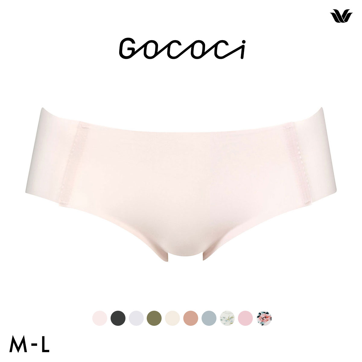 ワコール Wacoal ゴコチ GOCOCi CGG535 ショーツ ビキニ丈 ハイカット ナイロン ヘム ML 単品(BE-ベージュ-M)