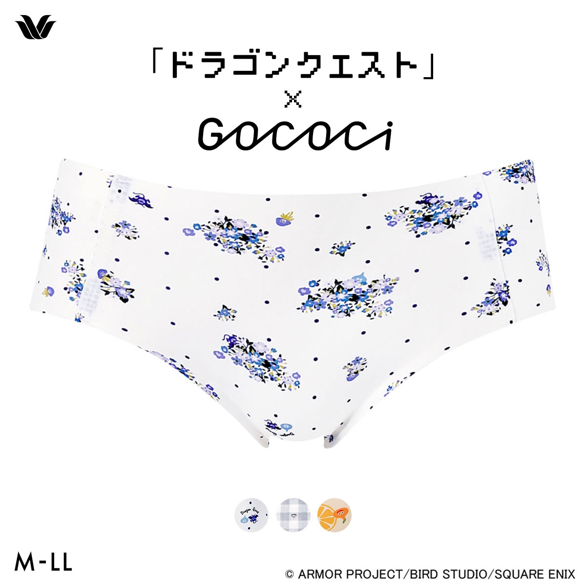 ワコール 「ドラゴンクエスト」×GOCOCi ゴコチ ショーツ シームレス ノーマル MLLL CGG538 PGG138 ヘム 無縫製 Wacoal GOCOCi