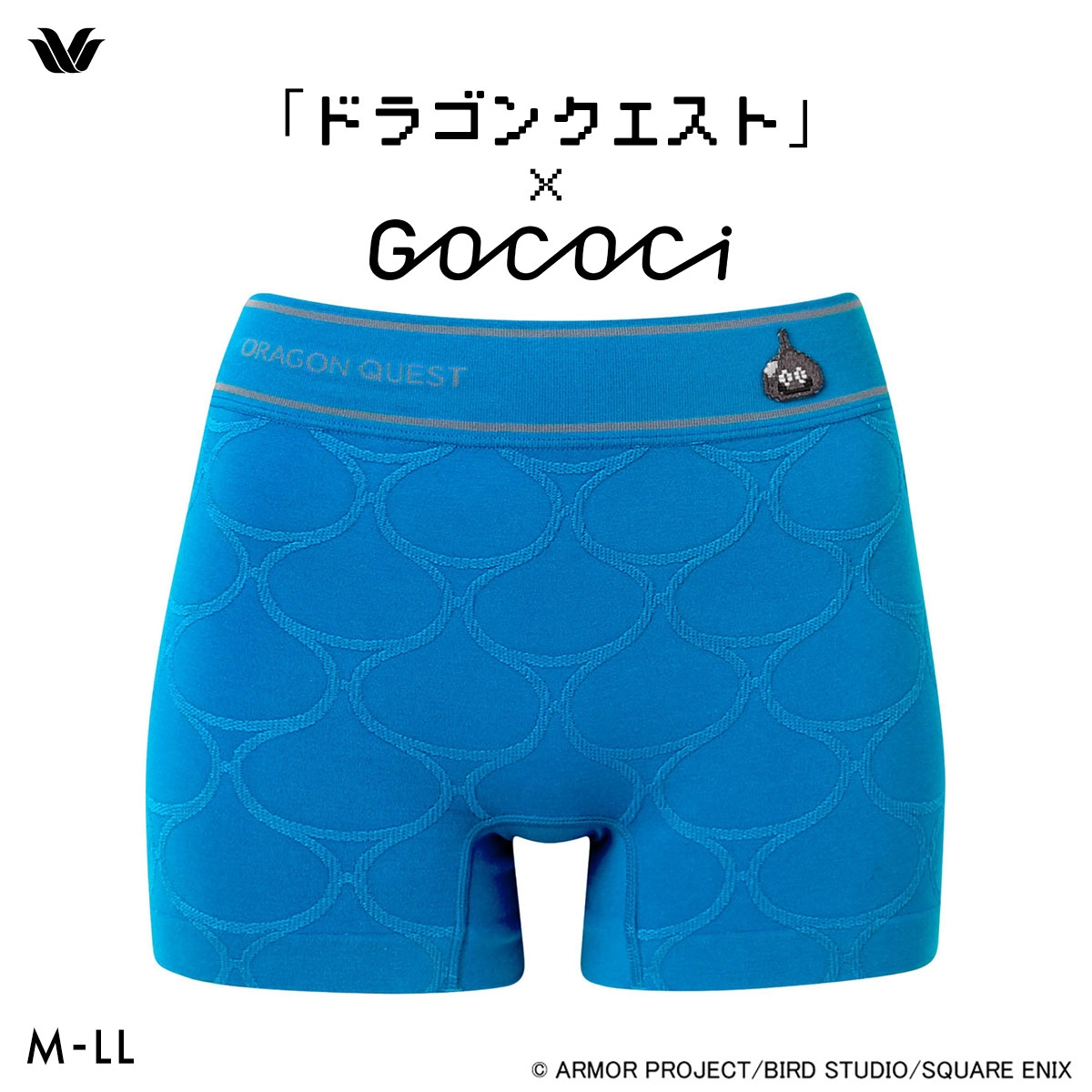 ワコール 「ドラゴンクエスト」×GOCOCi ゴコチ ボーイレングス ショーツ PGG234 ユニセックスタイプ ボクサーパンツ Wacoal GOCOCi(SX-サックス-M)