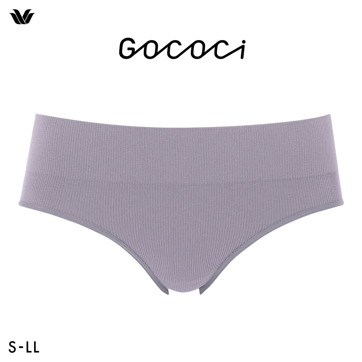 ワコール ゴコチ CGG255 PGG255 リブ ショーツ S M L LL Wacoal GOCOCi(PU-パープル-S-M)