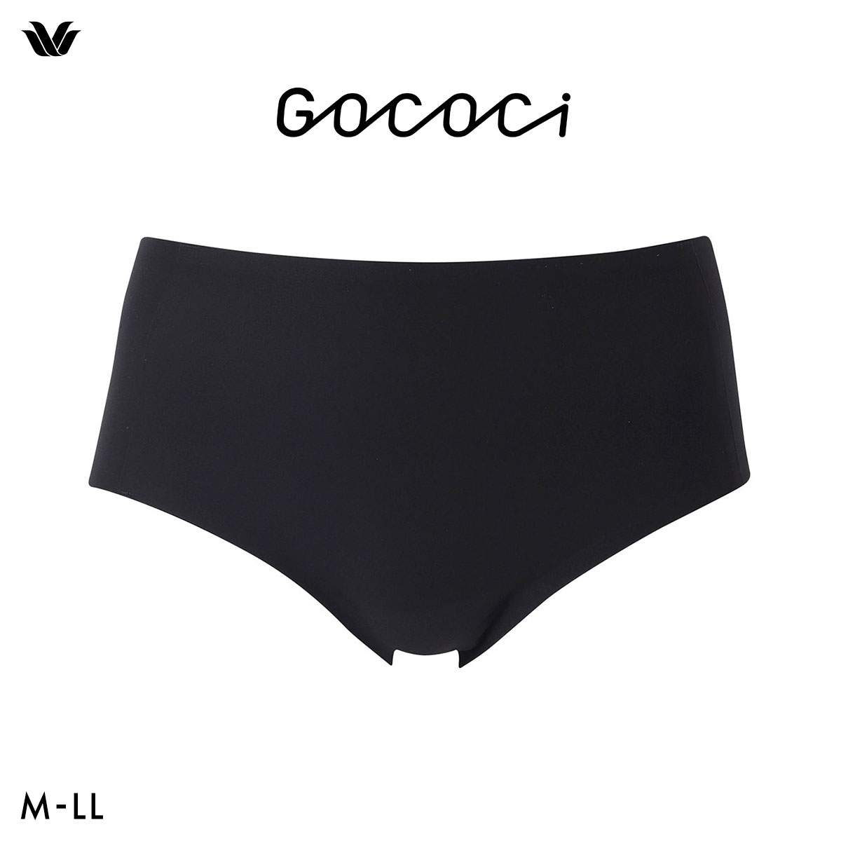 ワコール ゴコチ CGG266 PGG266 ノーマル ショーツ フリーカッティング ヘム 無縫製 単品 Wacoal GOCOCi(BK-ブラック-M)