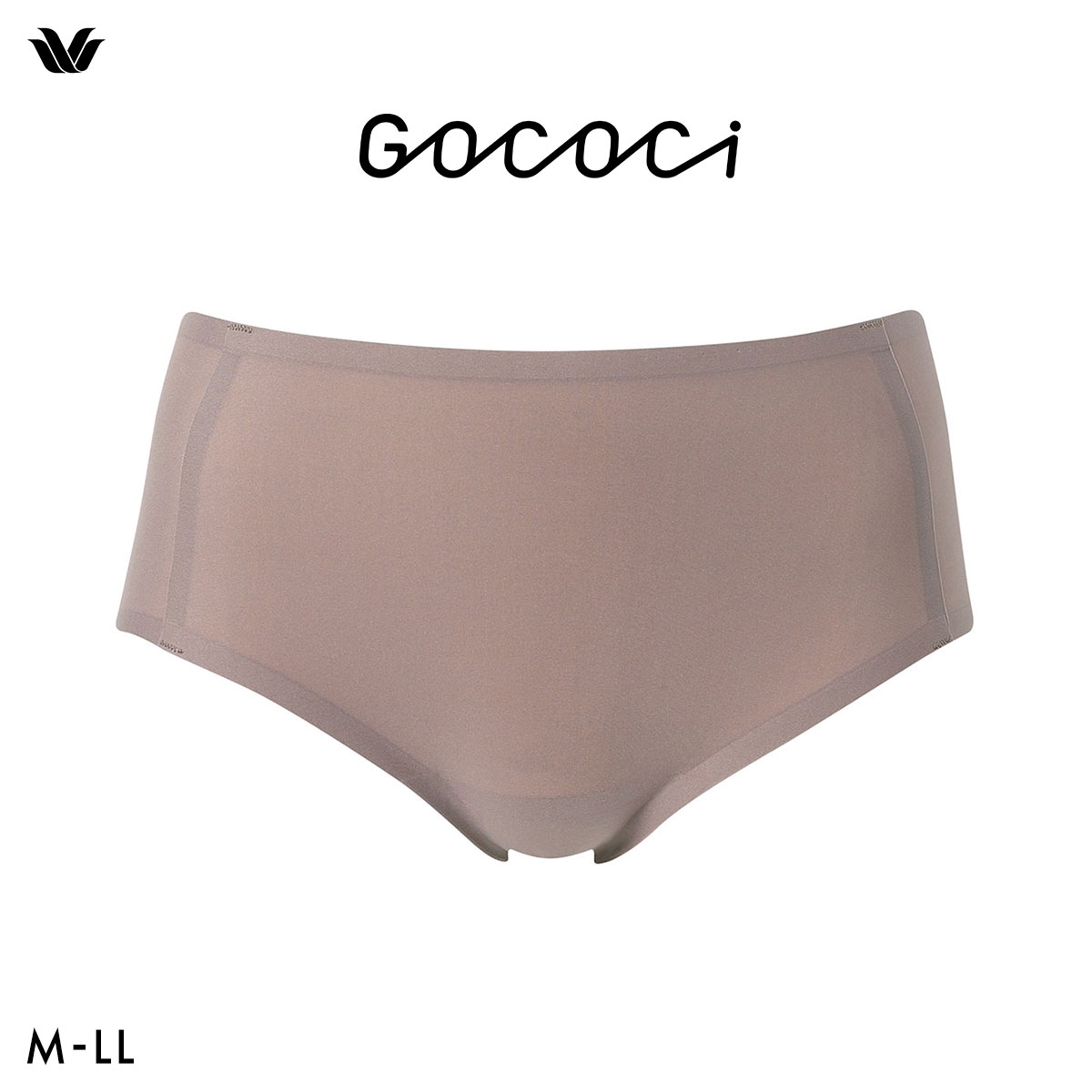 ワコール ゴコチ CGG266 PGG266 ノーマル ショーツ フリーカッティング ヘム 無縫製 単品 Wacoal GOCOCi(BR-ブラウン-M)