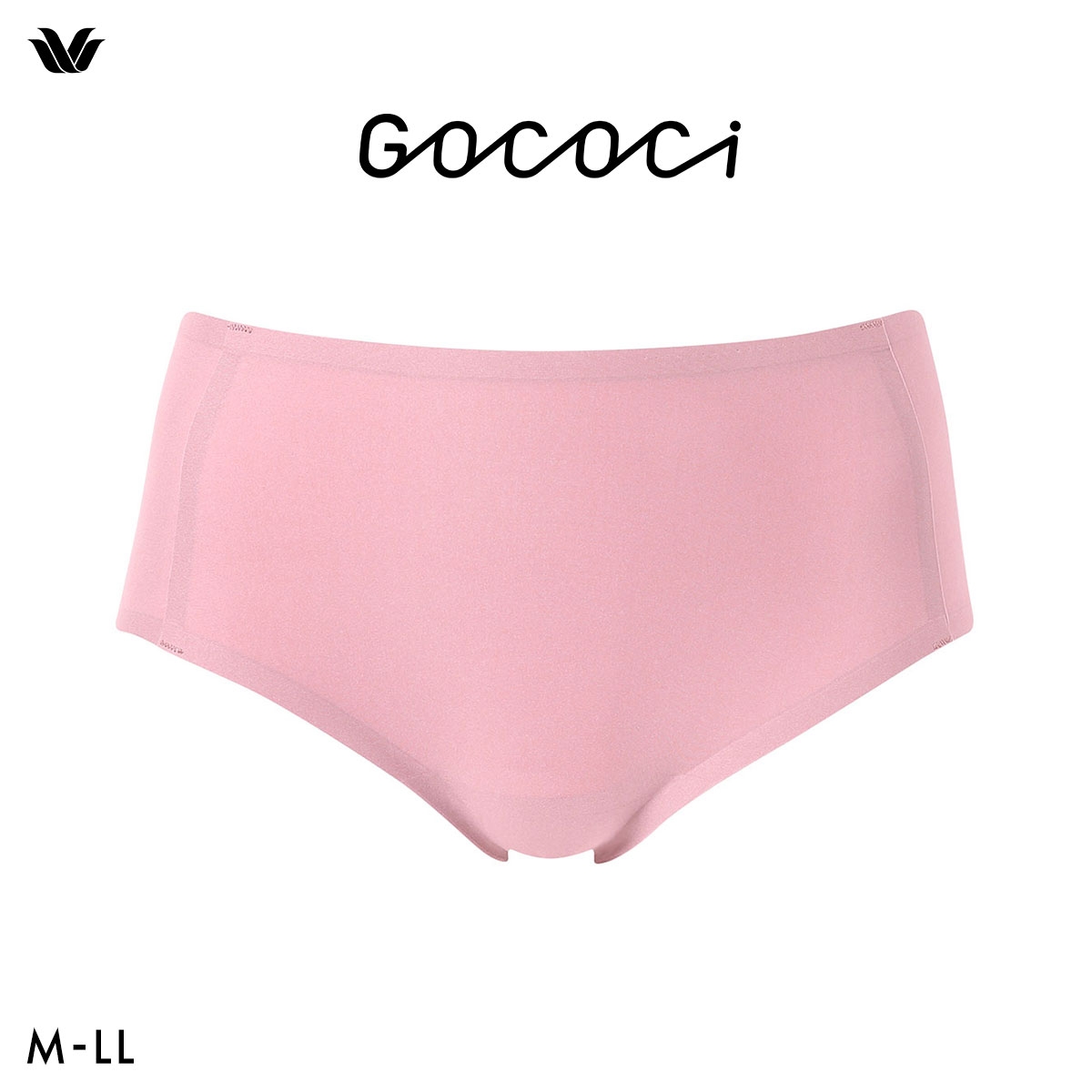 ワコール ゴコチ CGG266 PGG266 ノーマル ショーツ フリーカッティング ヘム 無縫製 単品 Wacoal GOCOCi(PI-ピンク-M)