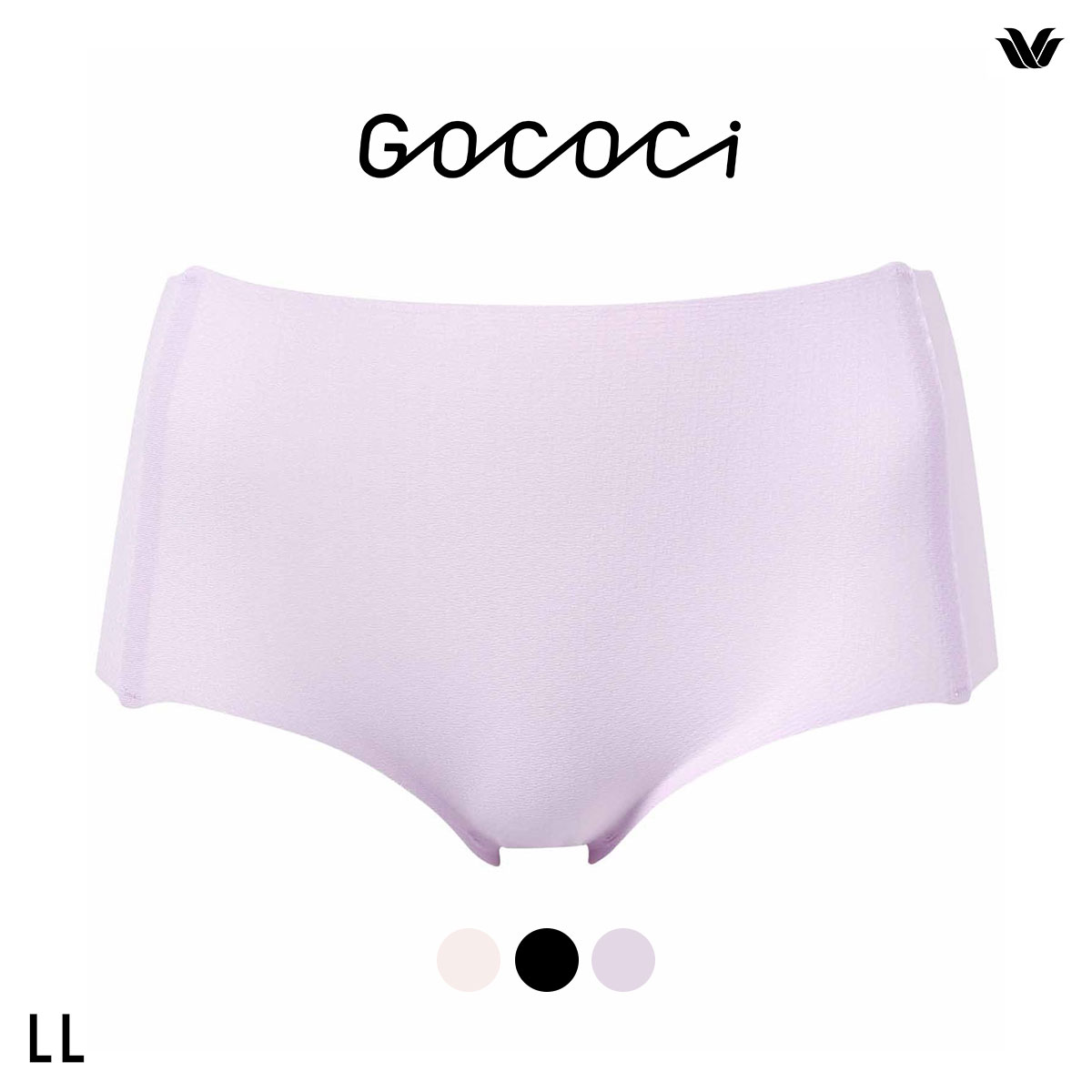ワコール Wacoal ゴコチ GOCOCi CGG271 CGG571 ノーマル ショーツ 涼感 清涼 ヘム シームレス LL(PU-パープル-LL)