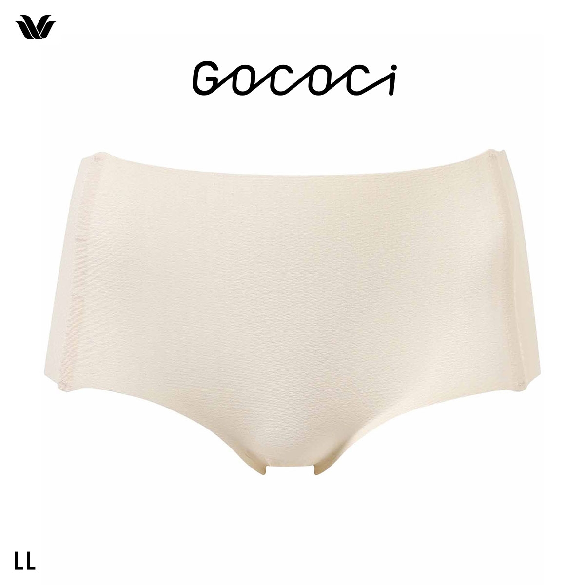 ワコール Wacoal ゴコチ GOCOCi CGG271 CGG571 ノーマル ショーツ 涼感 清涼 ヘム シームレス LL(IV-アイボリー-LL)