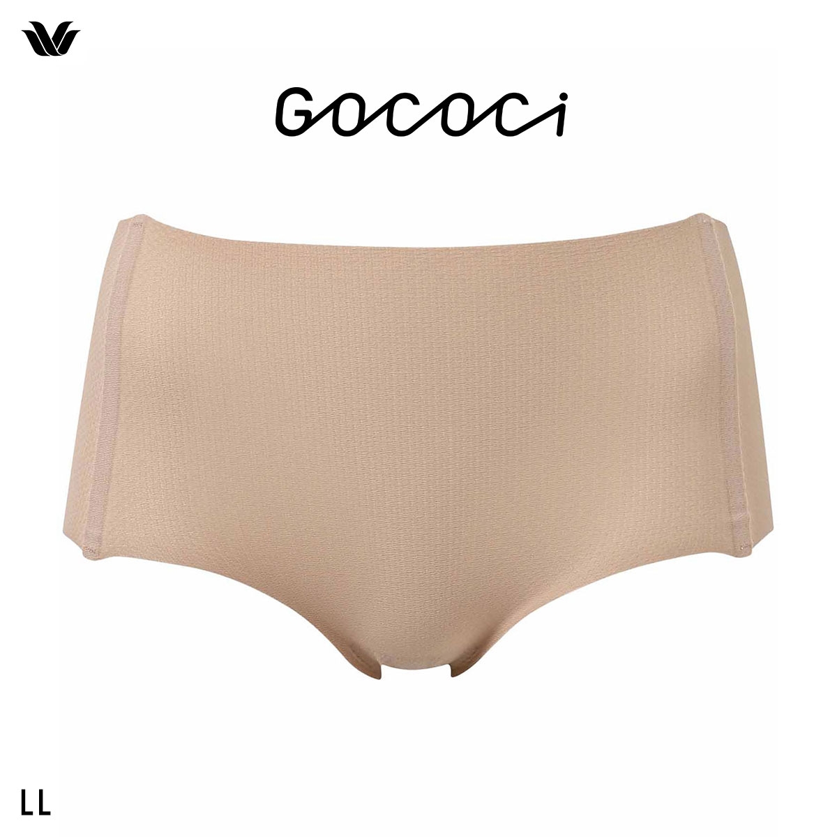 ワコール Wacoal ゴコチ GOCOCi CGG271 CGG571 ノーマル ショーツ 涼感 清涼 ヘム シームレス LL(LBR-薄ブラウン-LL)