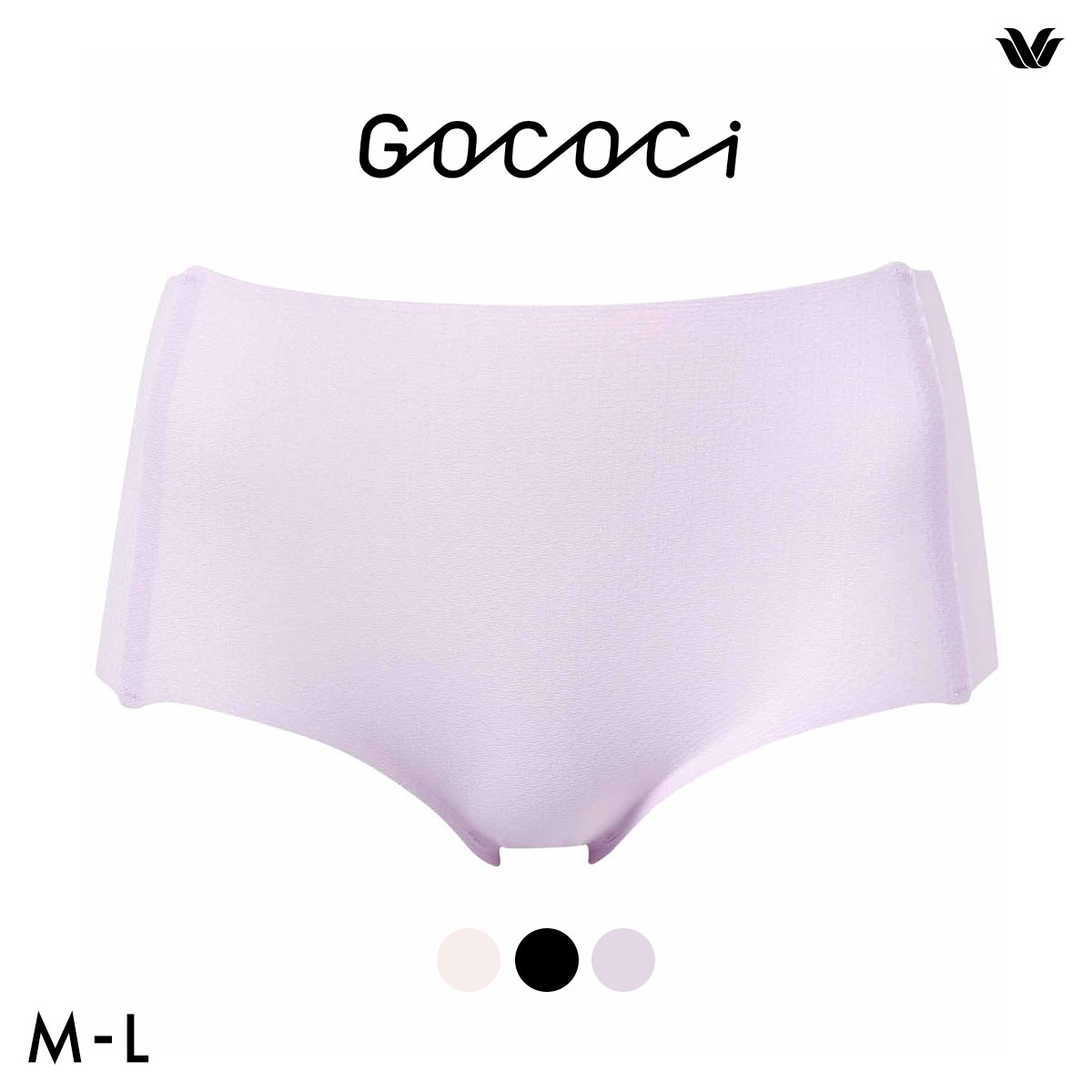 ワコール Wacoal ゴコチ GOCOCi CGG271 CGG571 ノーマル ショーツ 涼感 清涼 ヘム シームレス ML(PU-パープル-M)