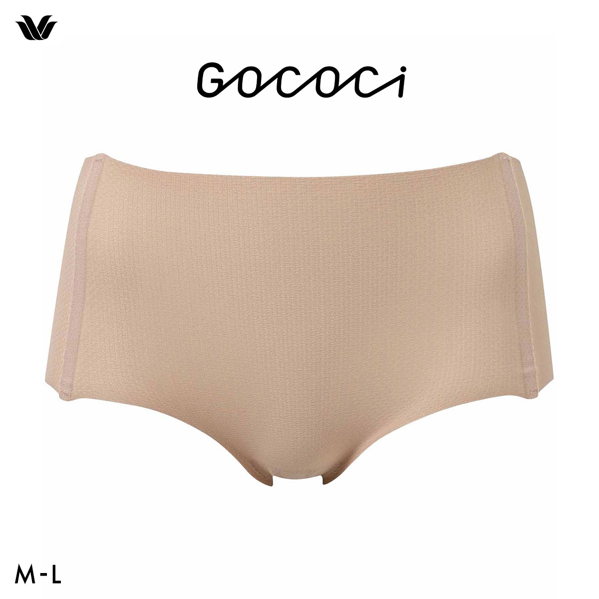 ワコール Wacoal ゴコチ GOCOCi CGG271 CGG571 ノーマル ショーツ 涼感 清涼 ヘム シームレス ML(LBR-薄ブラウン-M)