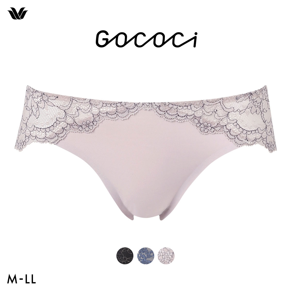 ワコール ゴコチ レーシィ CGG289 PGG289 ショーツ ローライズ ハイレッグ バックレース 単品 Wacoal GOCOCi