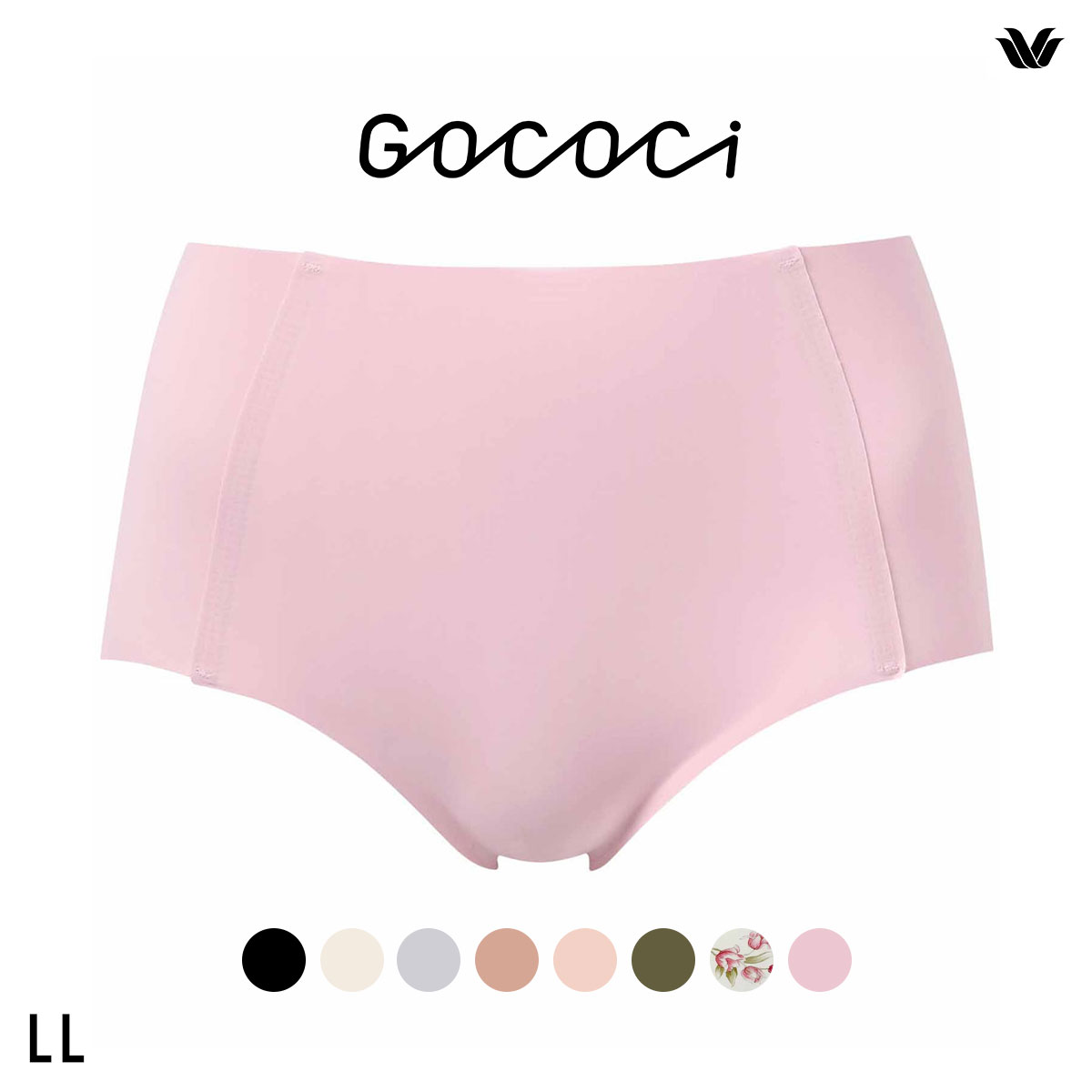 ワコール ゴコチ CGG535 ノーマル ショーツ ヘム フラット LL Wacoal GOCOCi(RP-ロマンピンク-LL)